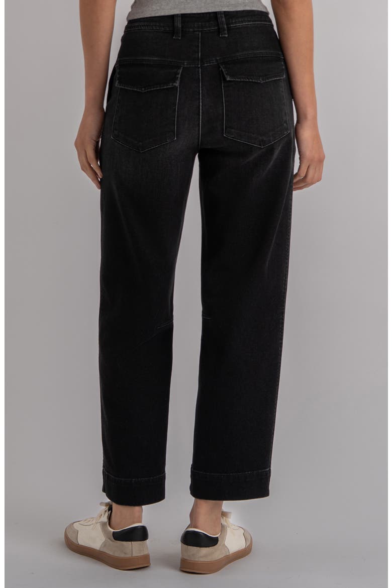 Ashton High Waist Ankle Barrel Jeans, Alternate, color, GRINNING