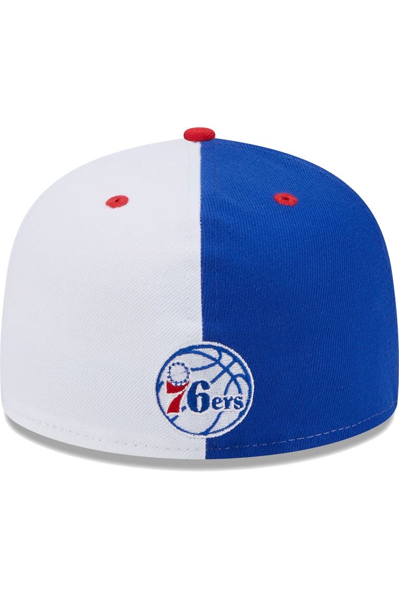 Men's New Era Royal/White Philadelphia 76ers Griswold 59FIFTY Fitted Hat, Alternate, color, Royal