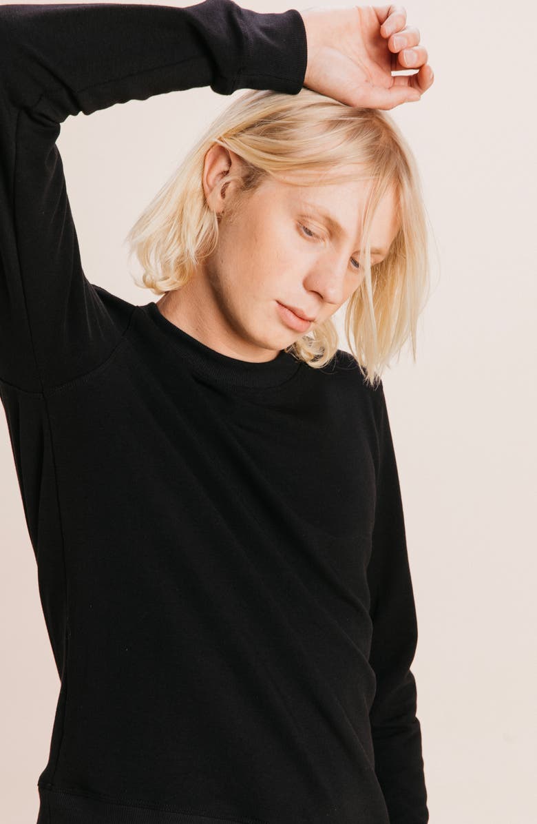 Ocio Men's SoftCore Classic Crewneck, Alternate, color, Black