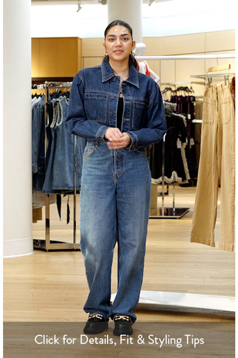 Classic Crop Denim Jacket video