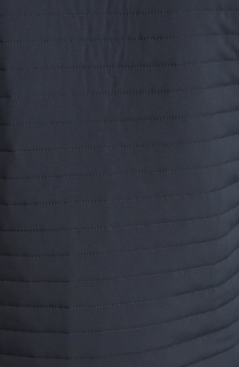 johnnie-O Crosswind Quilted Performance Vest, Alternate, color, Black