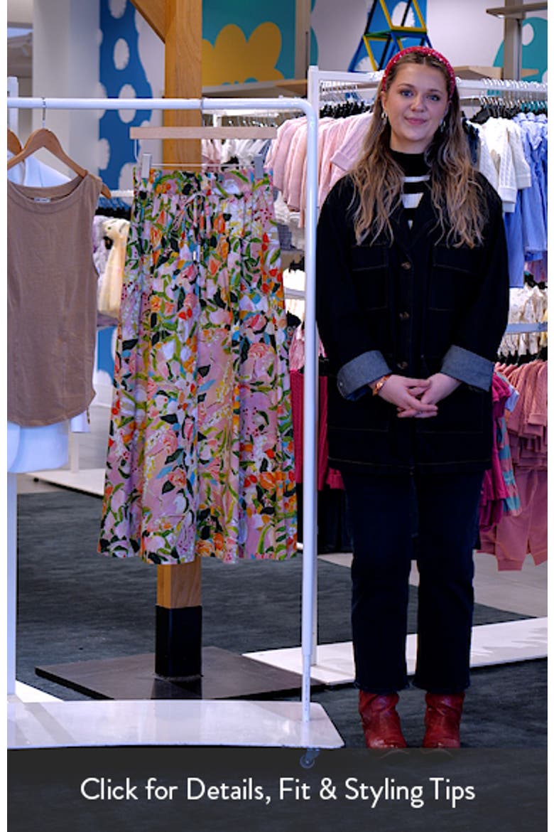 Eliza Floral Print Maxi Skirt video