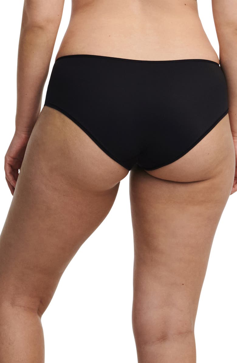 Chantelle Lingerie Norah Chic Hipster Briefs, Alternate, color, Black