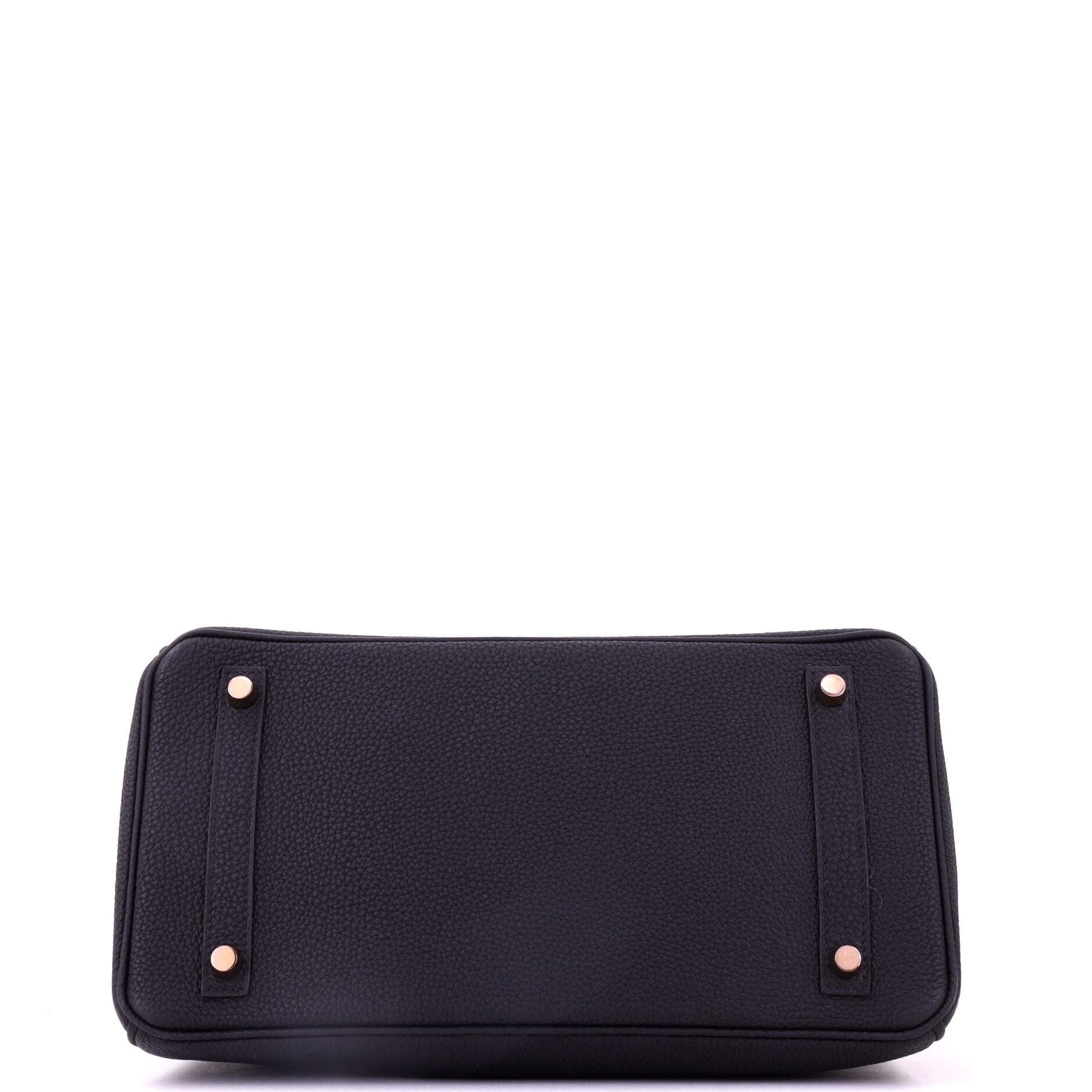 Birkin Handbag Black Togo with Rose Gold Hardware 30, Alternate, color, Black
