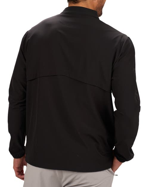 Black Clover Player Quarter Zip In Black