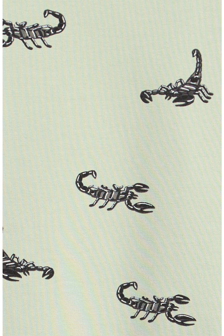 Kids' Scorpion Print Sweatshirt, Alternate, color, LIGHT GREEN