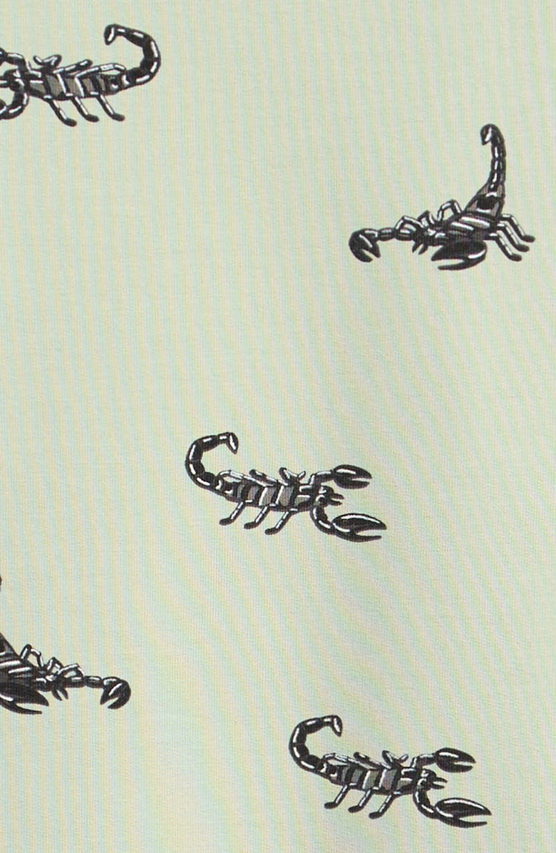 MILES THE LABEL Kids' Scorpion Print Sweatshirt, Alternate, color, Light Green