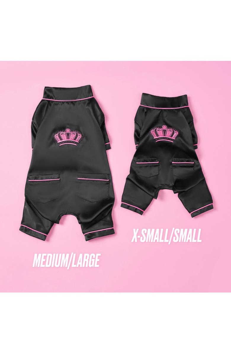 Juicy Couture Satin Pajama Dog Tracksuit, Alternate, color,