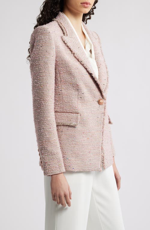 Kobi Halperin Fiorellie Fray Jacket In Light Pink