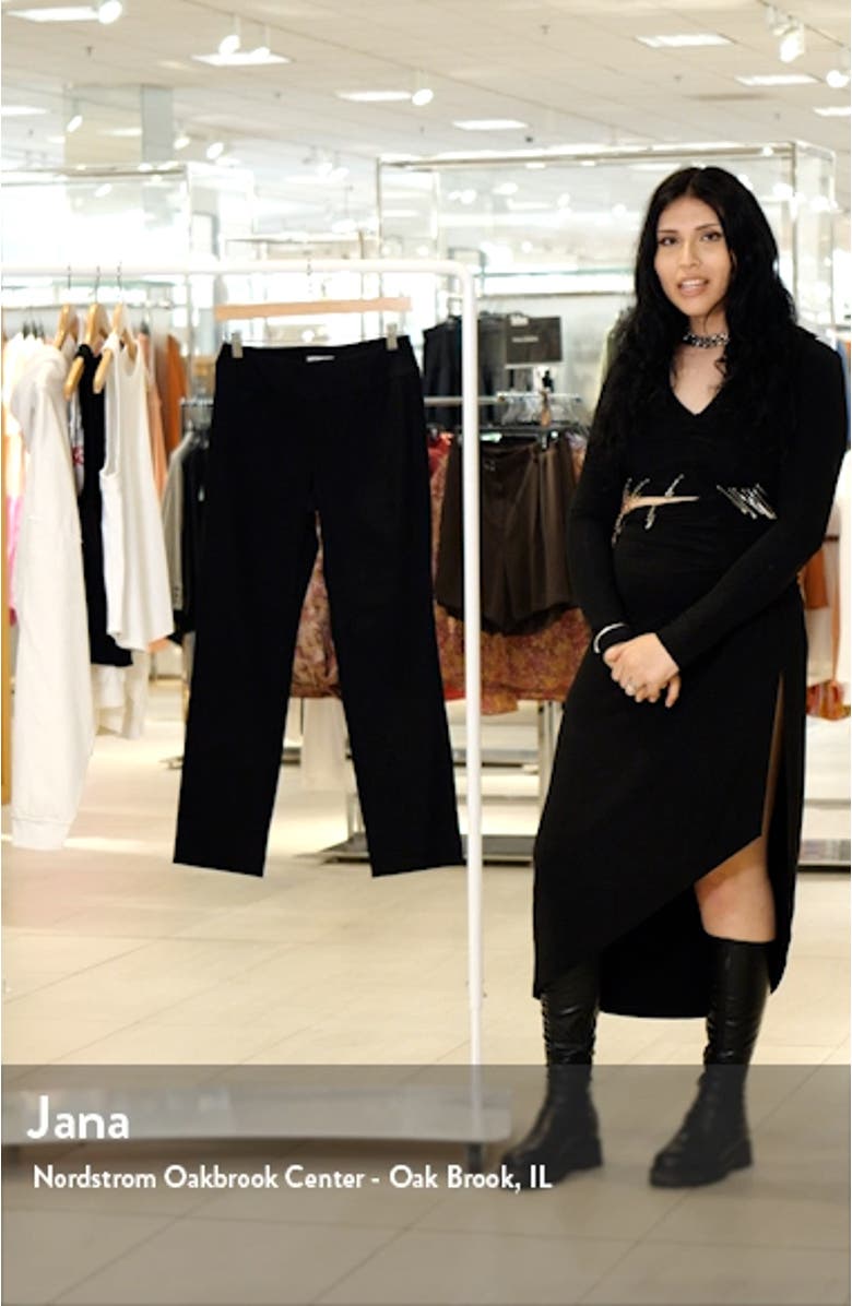 Wonderstretch Pocket Straight Leg Pants, sales video thumbnail