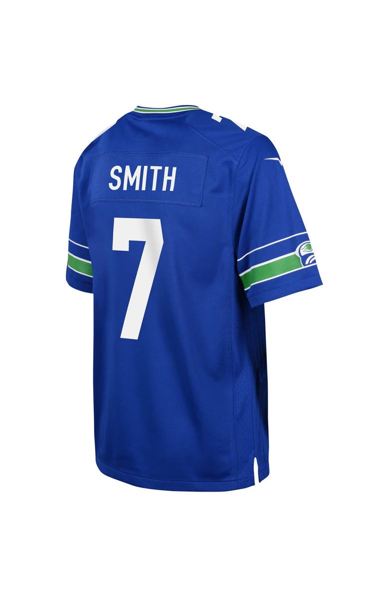 Nike Youth Nike Geno Smith Royal Seattle Seahawks Game Jersey, Alternate, color, 