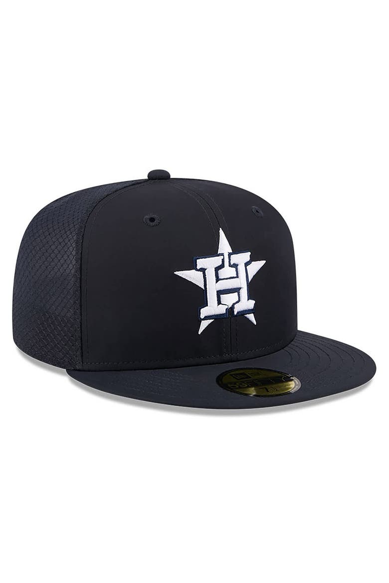 Men's New Era Navy Houston Astros 2026 Batting Practice 59FIFTY Fitted Hat, Alternate, color, Navy