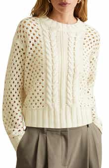 Marie Mixed Stitch Sweater