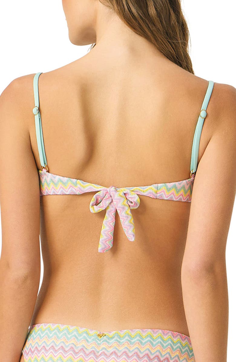 PQ SWIM Lettuce Edge Underwire Bikini Top, Alternate, color, Love Spell