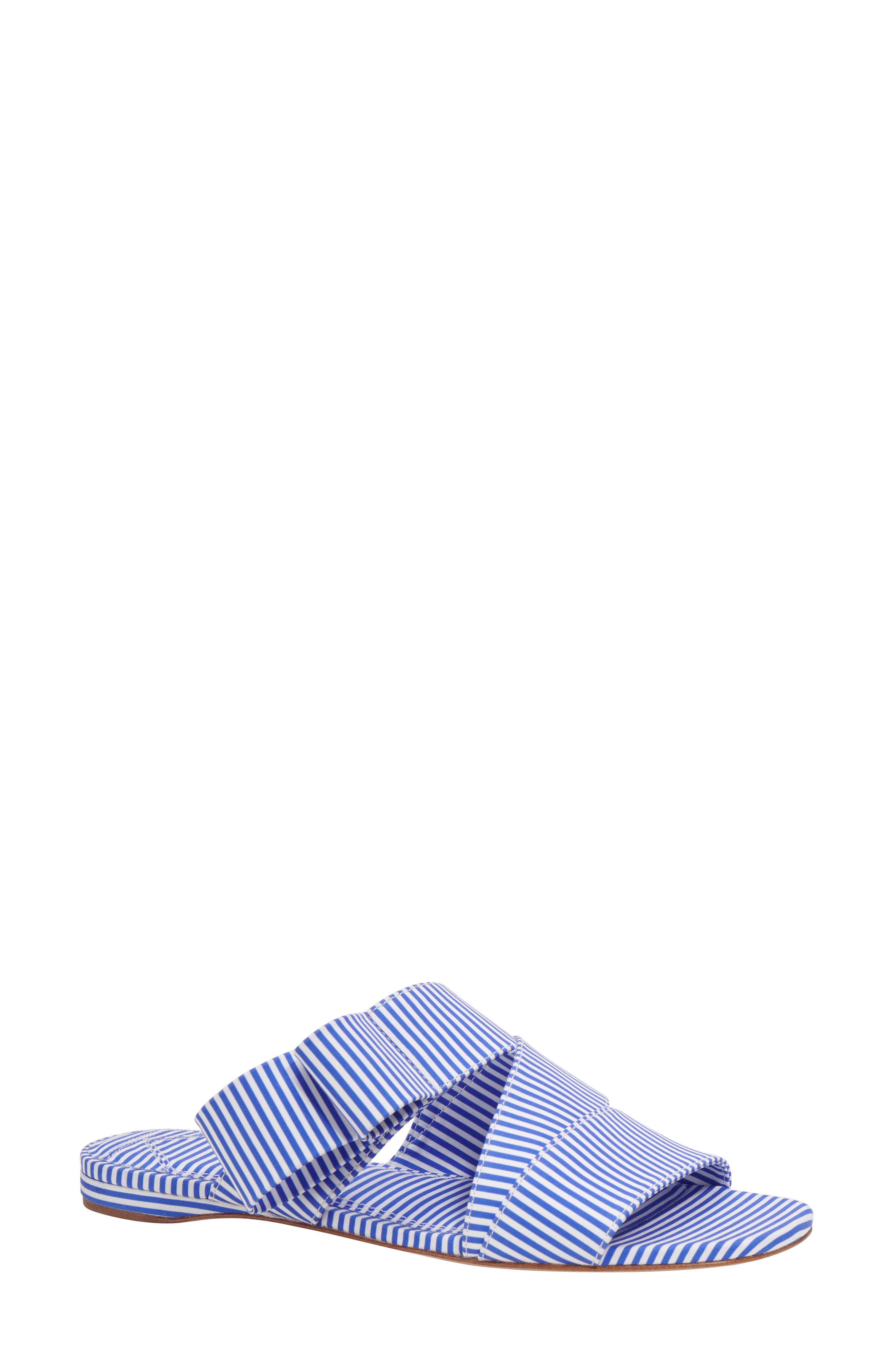Kate Spade New York bianca stripe slide sandal, Main, color, 