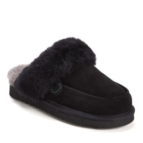 Fireside Melville Genuine Shearling Scuff Slipper (Women)
