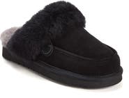 DEARFOAMS Fireside Melville Genuine Shearling Scuff Slipper