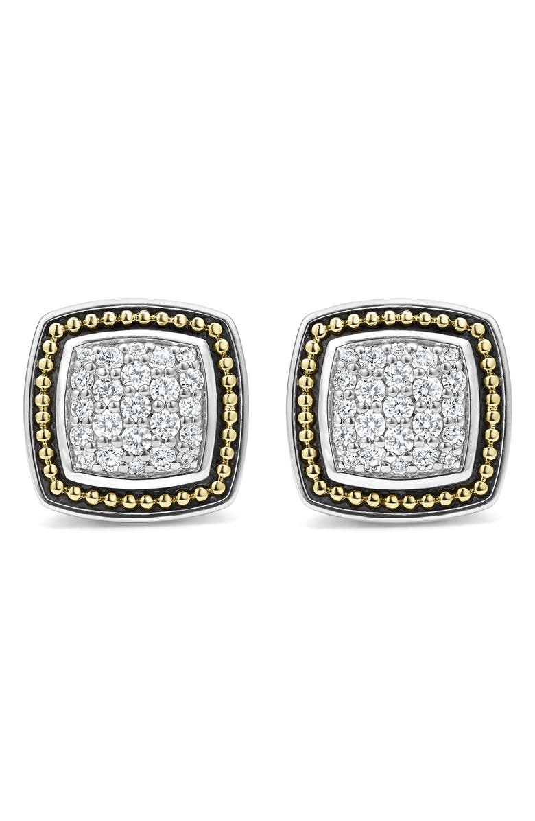 LAGOS Rittenhouse Diamond Pavé Stud Earrings, Alternate, color,