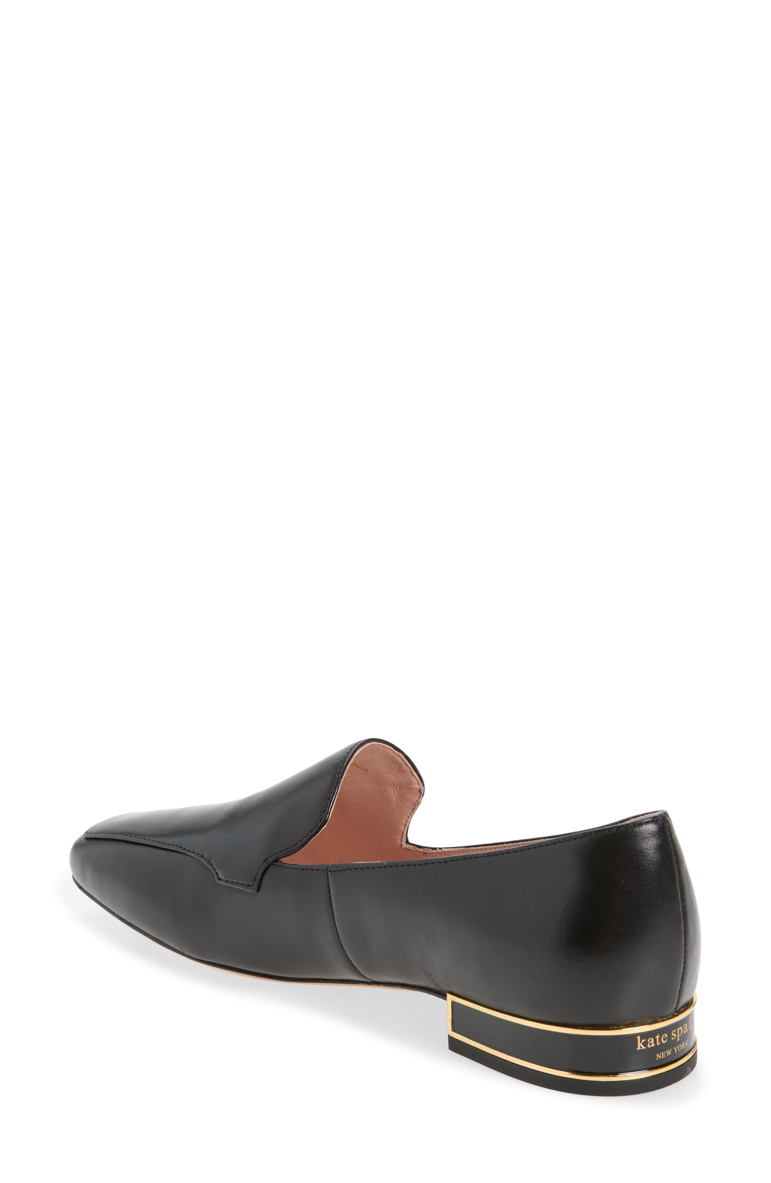 merritt loafer, Alternate, color, BLACK