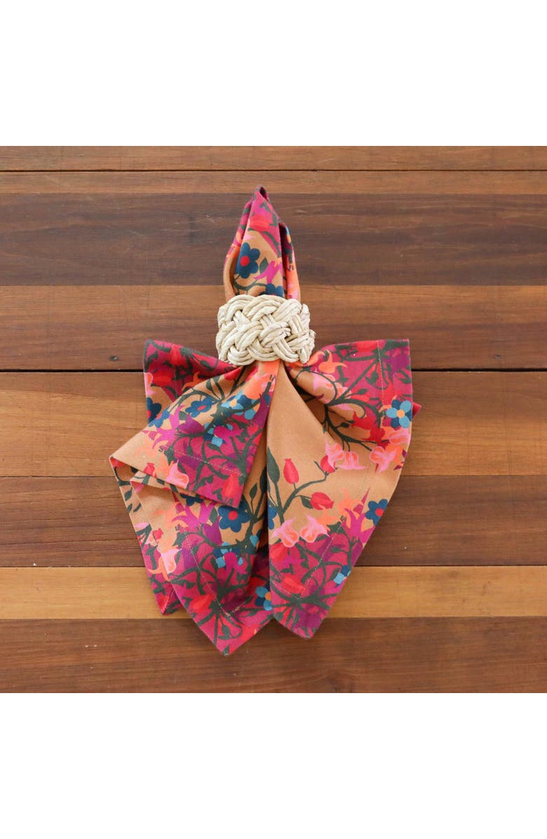 Sophie Williamson Design Offcut Napkins - Set of 6, Alternate, color, Orange