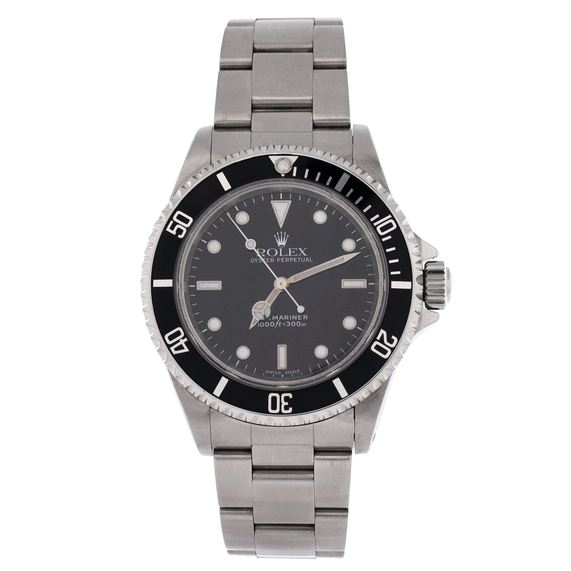 Oyster Perpetual Submariner Automatic Watch Stainless Steel 40, Main, color, Metallic Silver