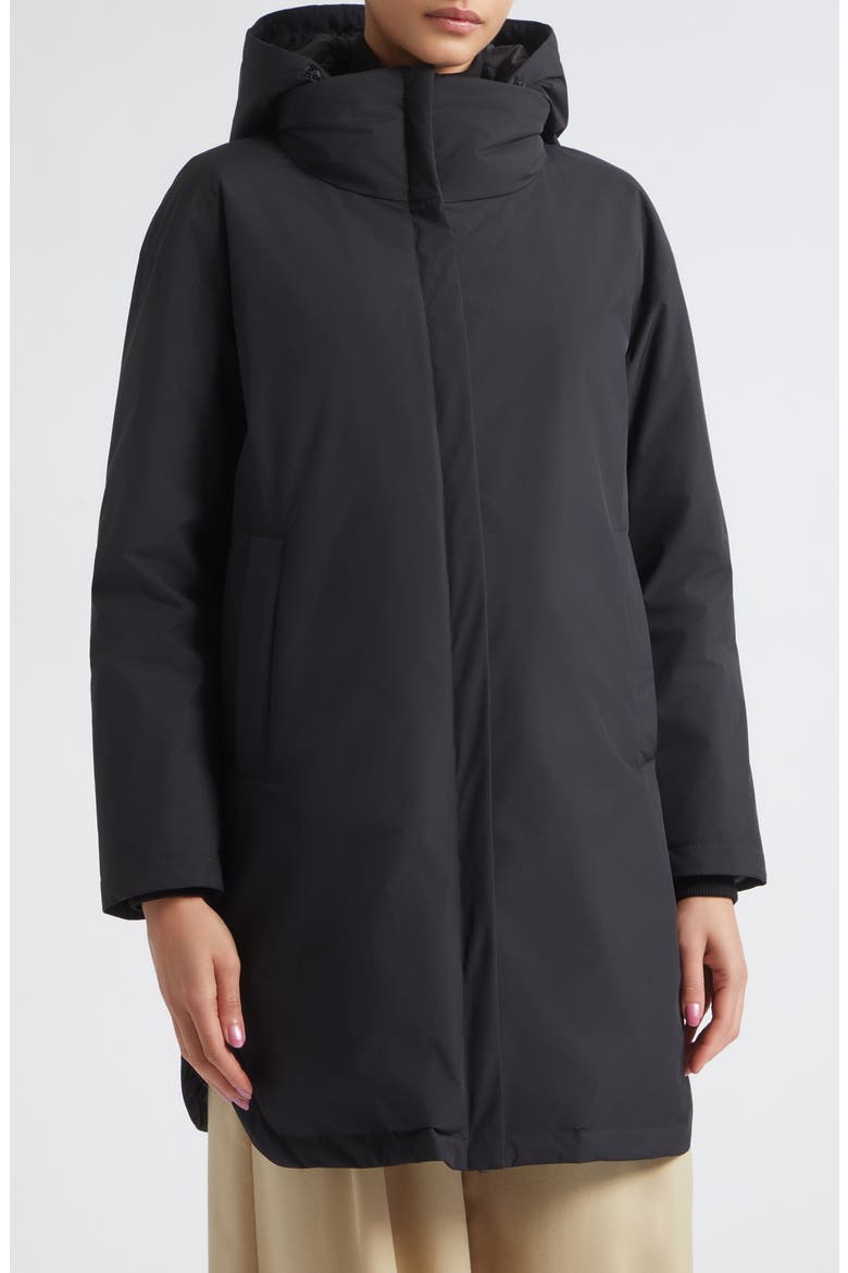 Windstopper Hooded Parka, Alternate, color, 9300 BLACK
