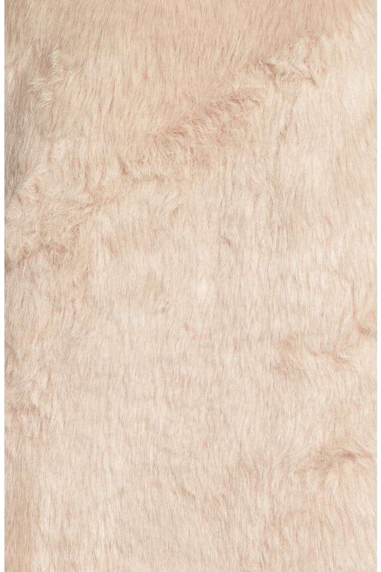 Faux Fur Vest, Alternate, color, CAMEL