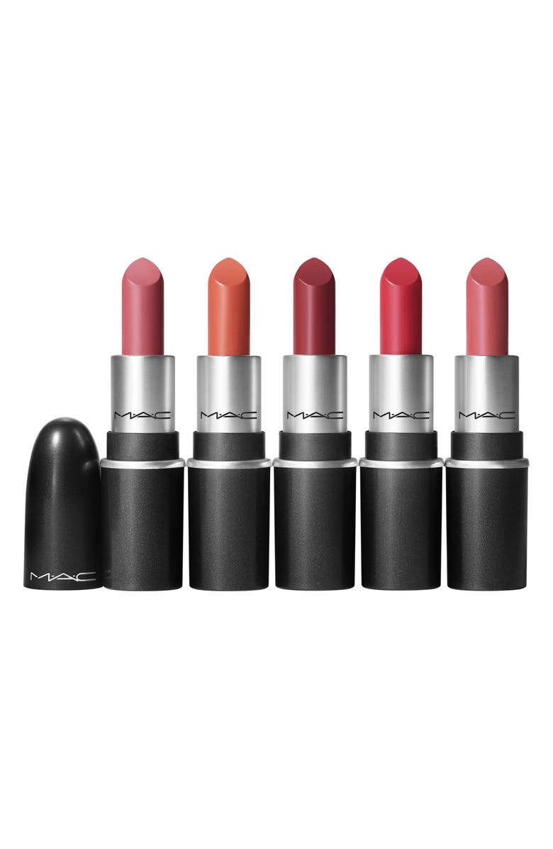 MAC Cosmetics Boldly Bare Mini MAC Lipstick Set $65 Value, Main, color,