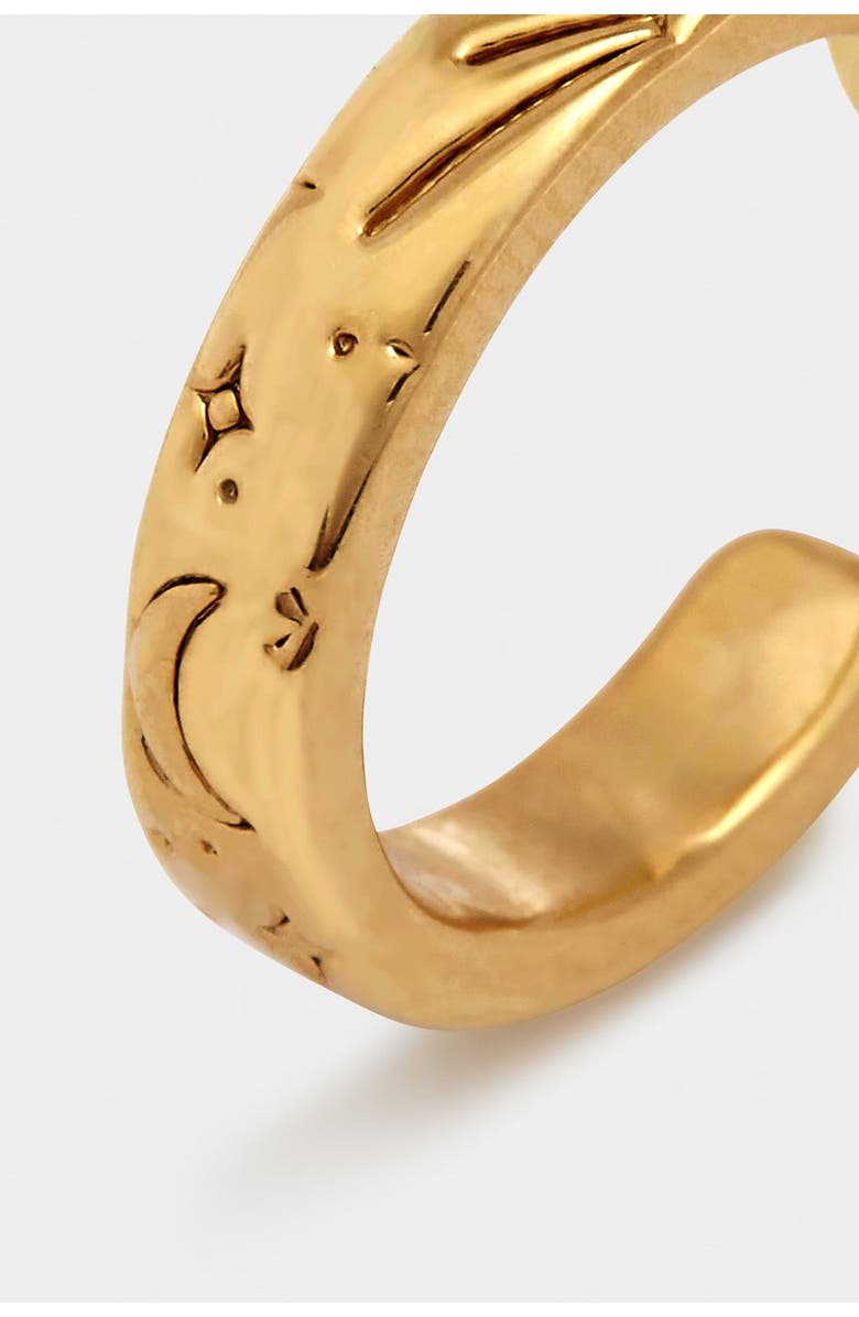 Katie Loxton Luna Waterproof Gold Hoop Earrings, Alternate, color, Gold