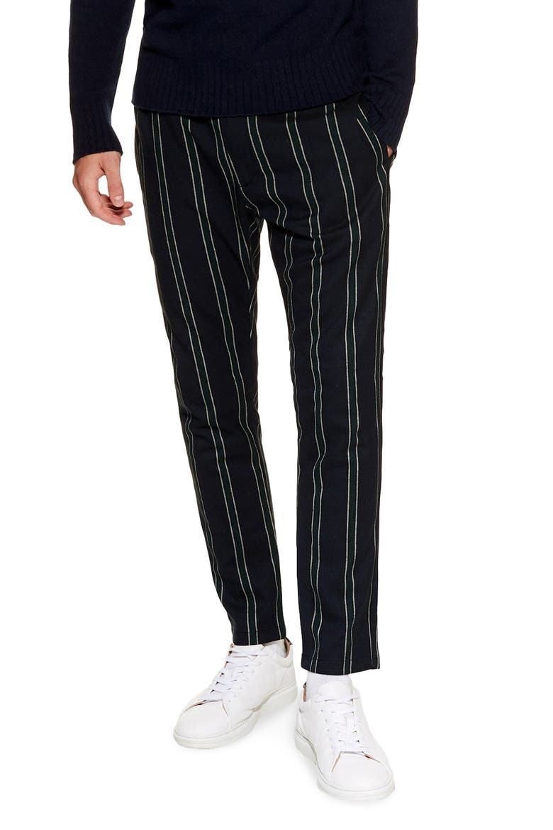 Stripe Jogger Pants, Main, color, NAVY MULTI