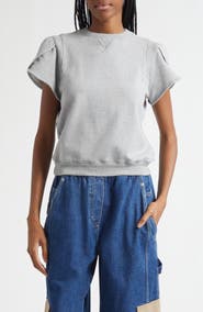 3.1 Phillip Lim Tulip Sleeve French Terry Sweatshirt