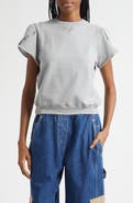 3.1 Phillip Lim Tulip Sleeve French Terry Sweatshirt