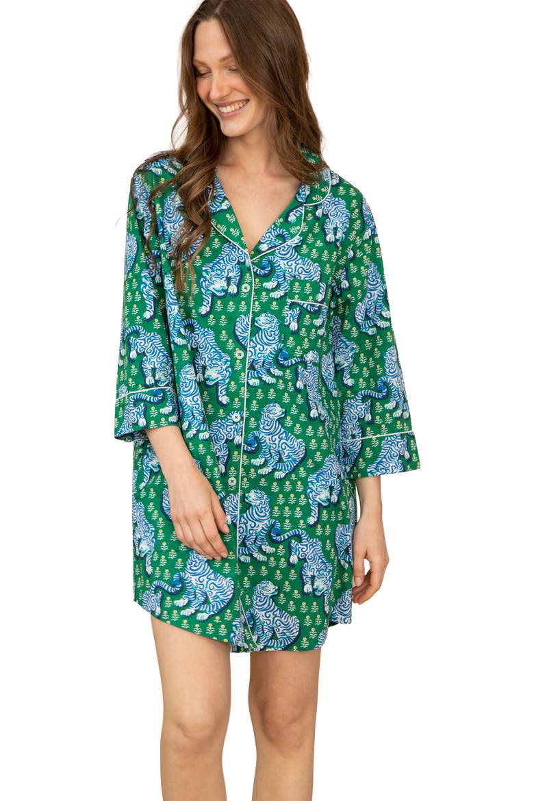 Sleep Shirt, Main, color, Green Juice