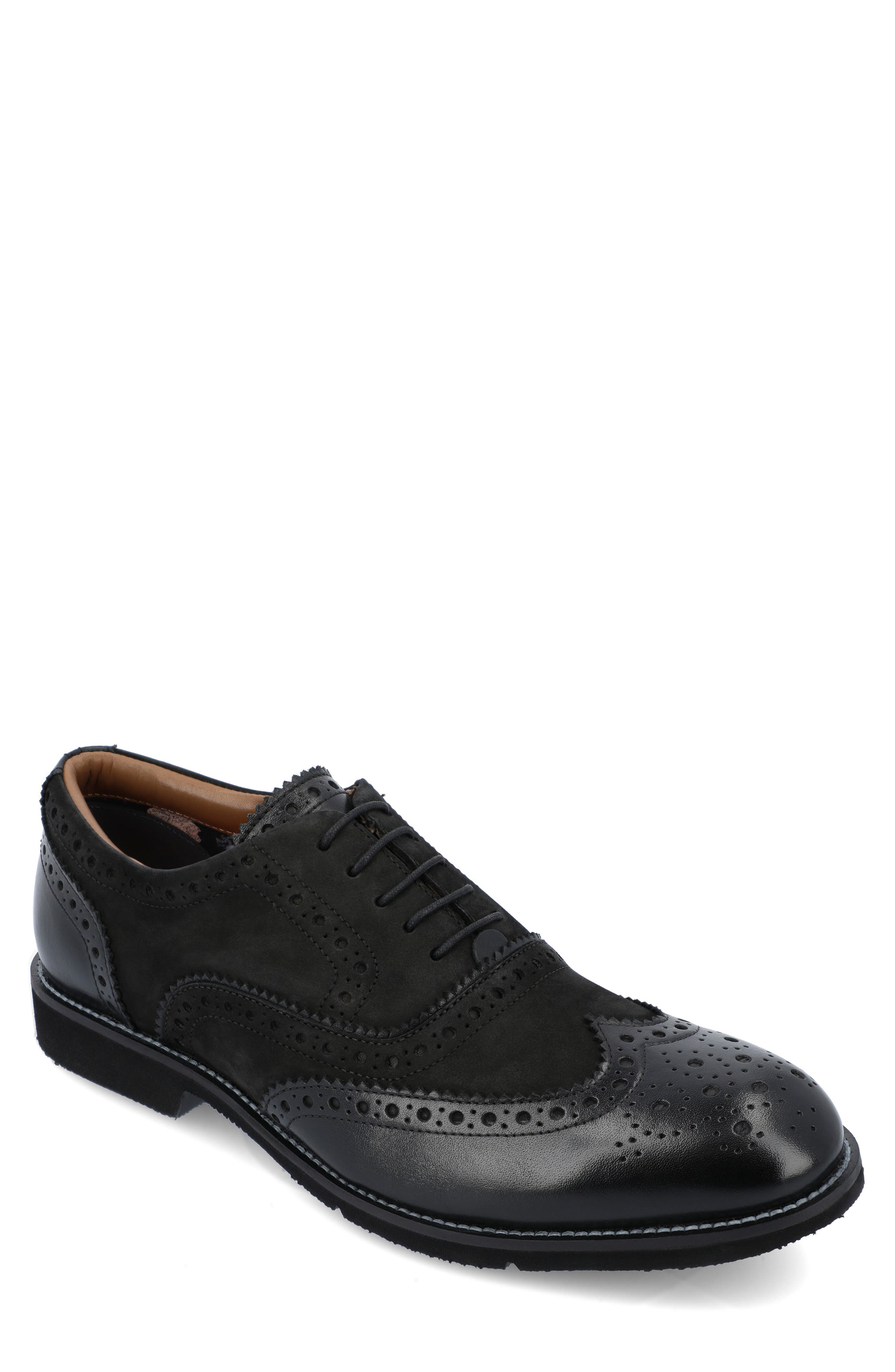 Thomas & Vine Covington Brogue Leather Oxford, Main, color, 