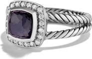David Yurman Petite Albion® Diamond Halo Cushion Ring
