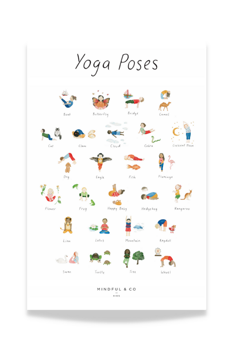 Yoga Poses Print
