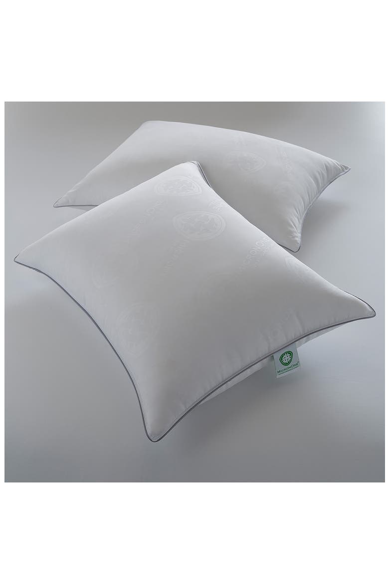 Soft Allergy, Dust Mite & Bed Bug Free Stomach Sleeper King Pillow - Set of 2, Alternate, color, WHITE