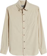 Schott NYC Pinwale Corduroy Button Down Shirt