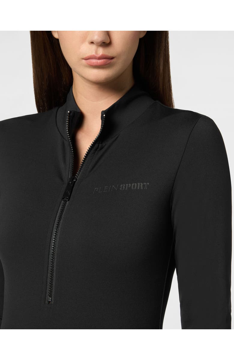PLEIN SPORT Sport Body Suit Ls Women, Alternate, color, Black
