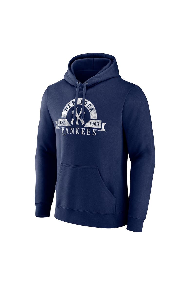 Men's Fanatics Branded Navy New York Yankees Big & Tall Utility Pullover Hoodie, Alternate, color, Navy