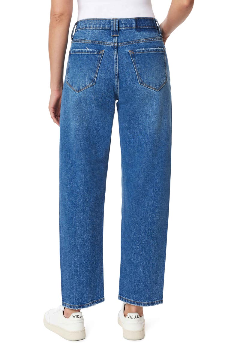 Kensie High Waist Barrel Jeans, Alternate, color,