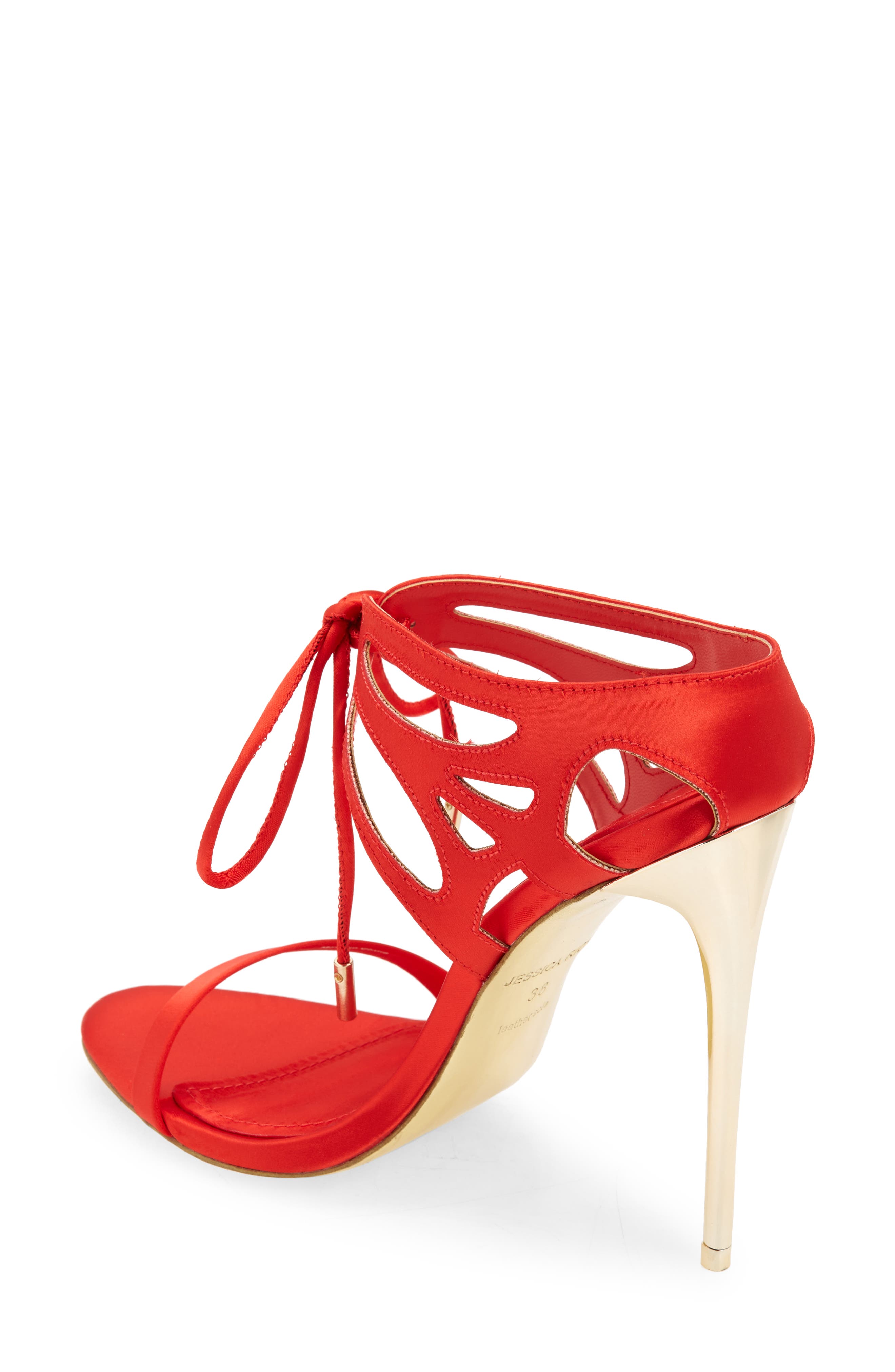 So Expensive Sandal, Alternate, color, RED