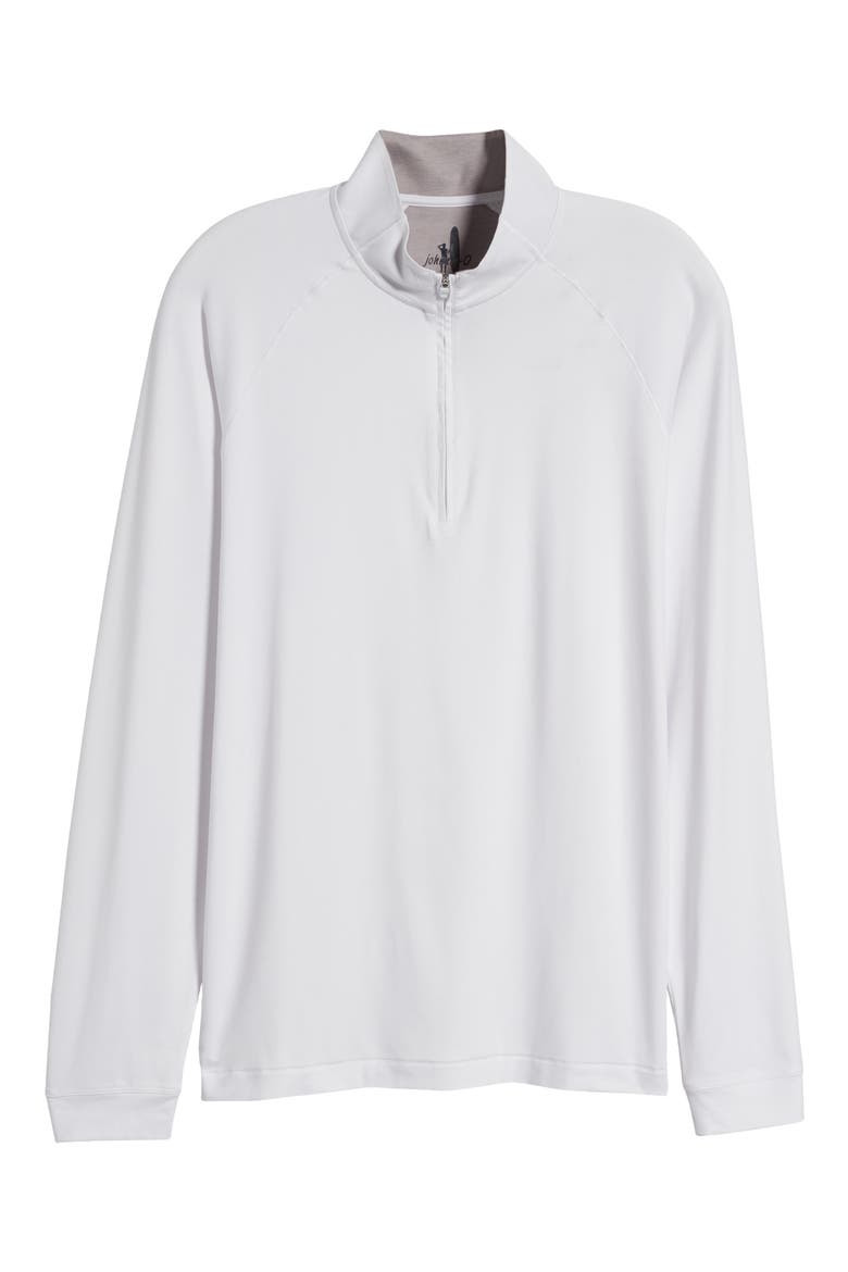 Freeborne PREP-FORMANCE Quarter Zip Pullover, Alternate, color, WHITE