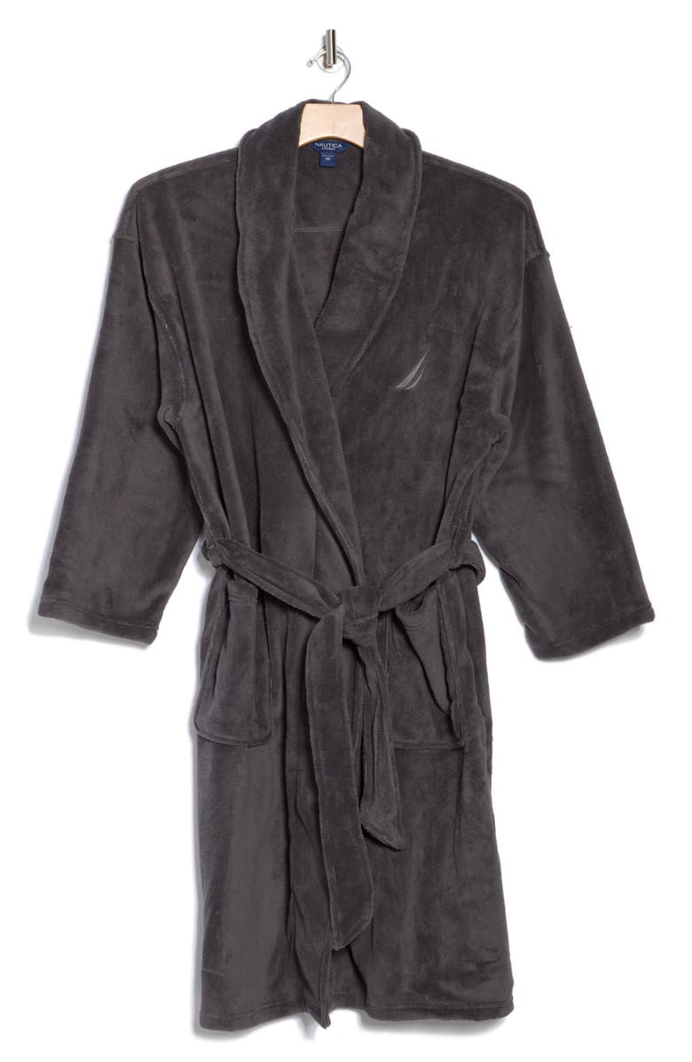 Nautica Shawl Collar Robe, Alternate, color, 