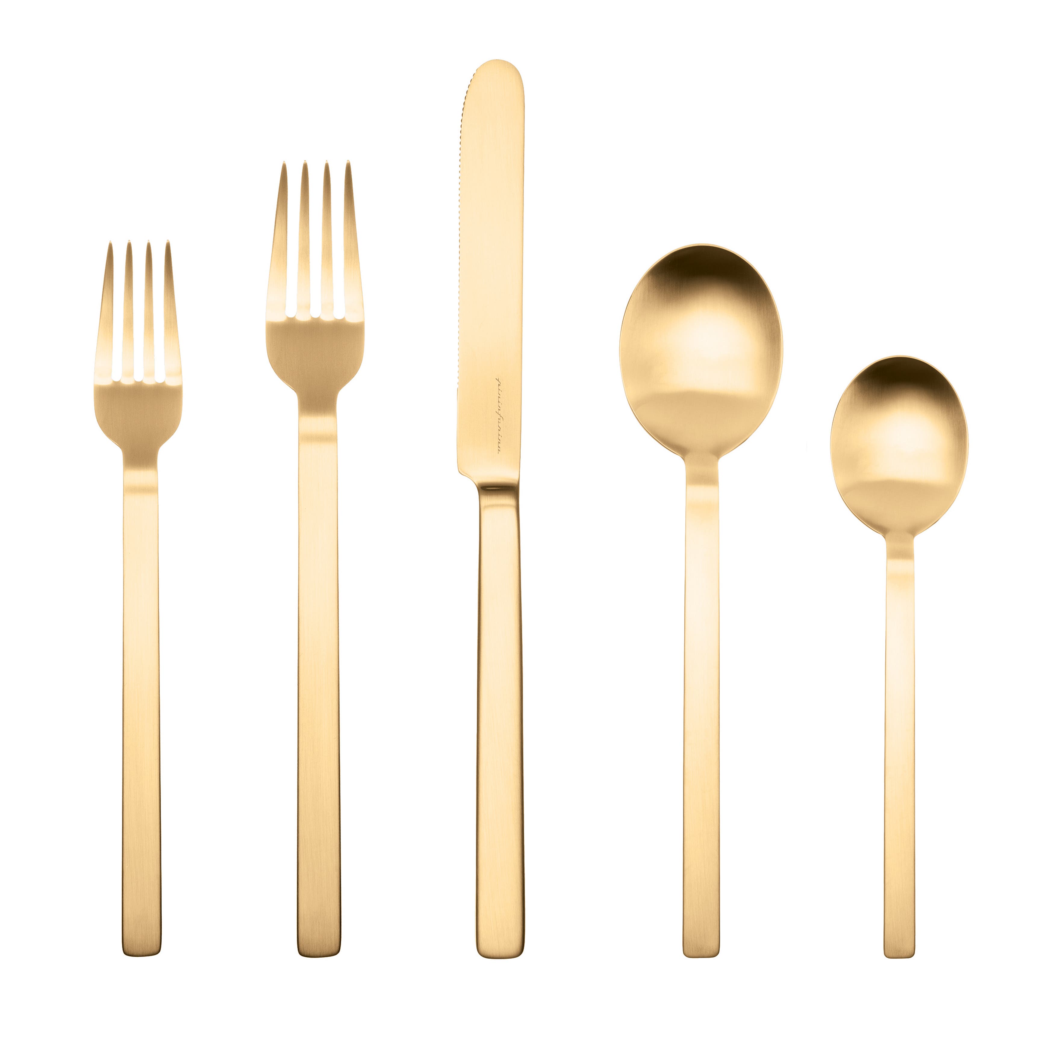 Mepra Stile By Pininfarina Flatware Set In Gold