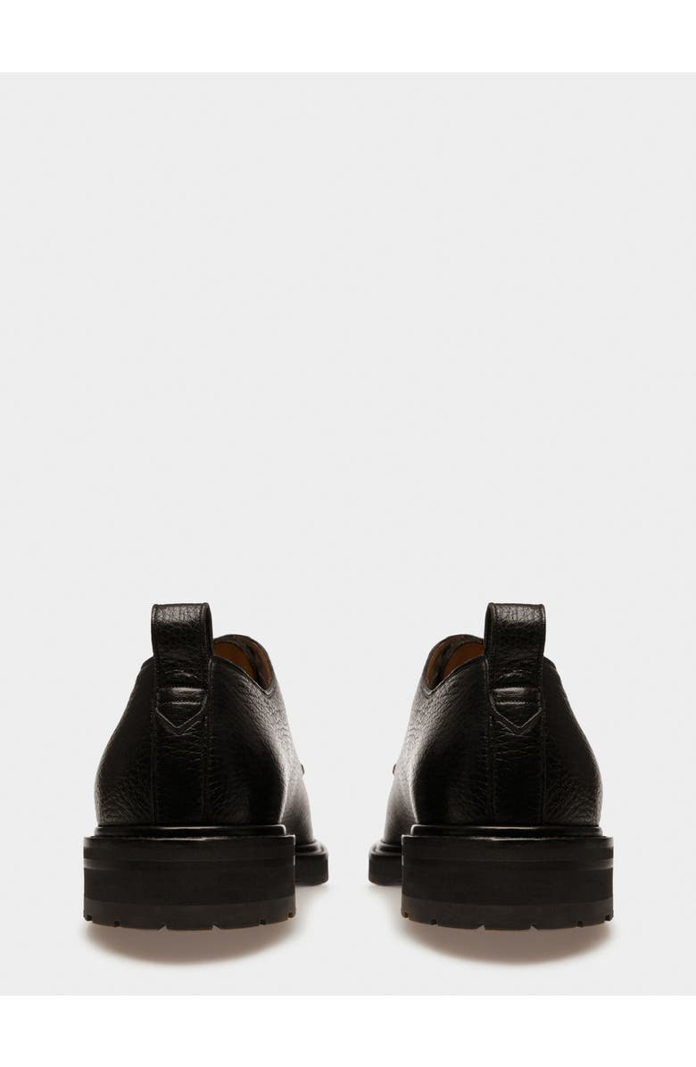 Bally Milivar Leather Derbies, Alternate, color, Black