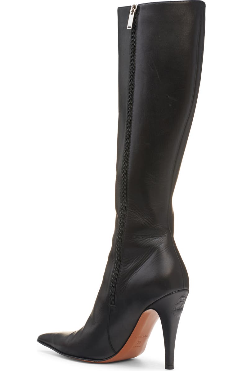 McQueen Birdee Knee High Boot, Alternate, color, Black