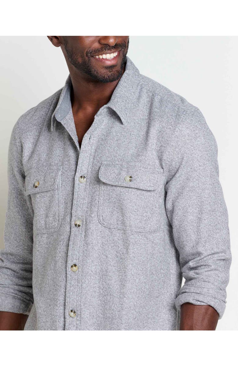 Toad & Co Ranchero Long Sleeve Shirt, Alternate, color, Smoke