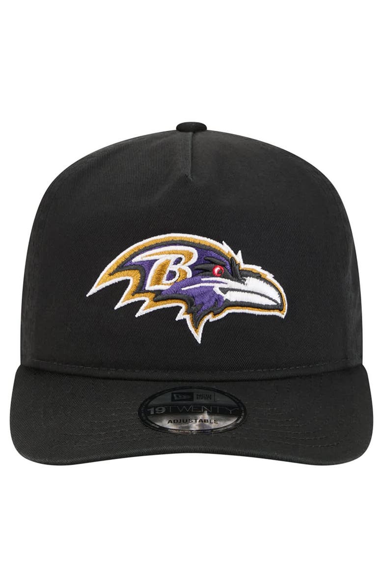New Era Men's New Era  Black Baltimore Ravens Team 19TWENTY Adjustable Hat, Alternate, color, Black