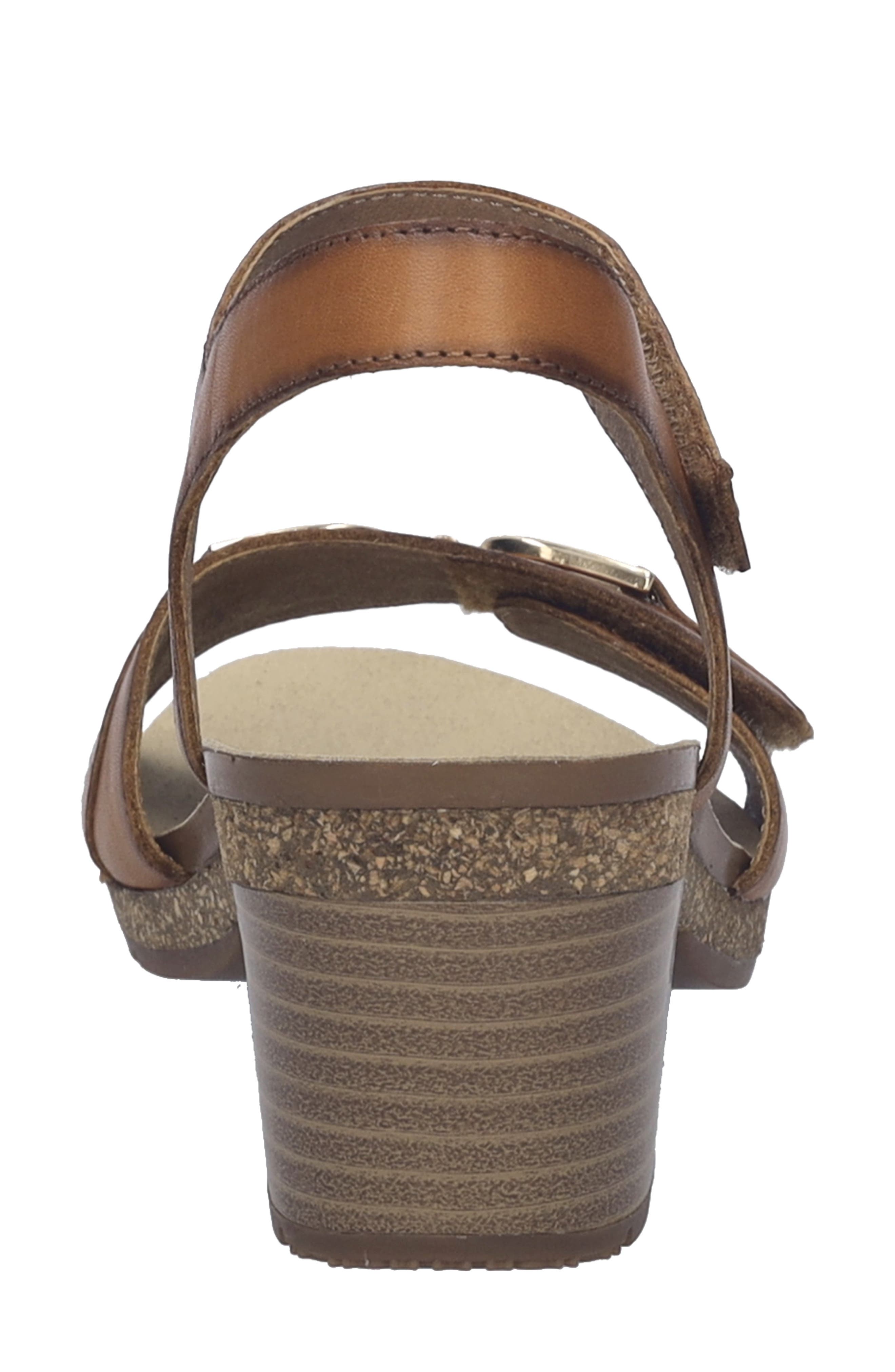 Grace Ankle Strap Sandal, Alternate, color, CAMEL